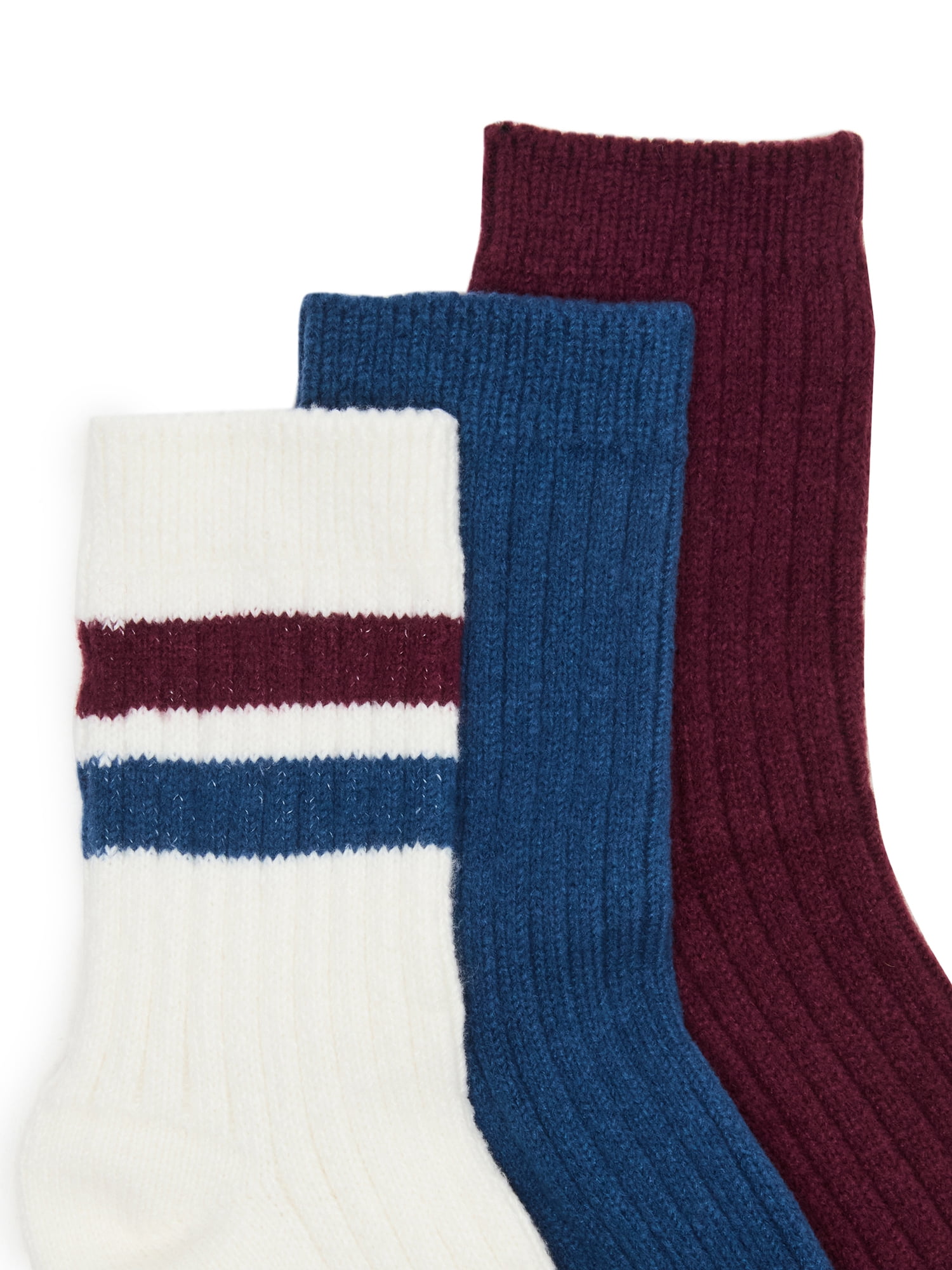 Madden NYC Women's Shortie Boot Socks, 3-Pack, Fits Shoe Size 5-10