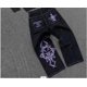 thumbnail image 3 of 2023 nuevos jeans holgados casuales de pierna ancha bordados para hombre, jeans estampados de hip-hop retro de calle, jeans negros de cintura alta Y2k, 3 of 5
