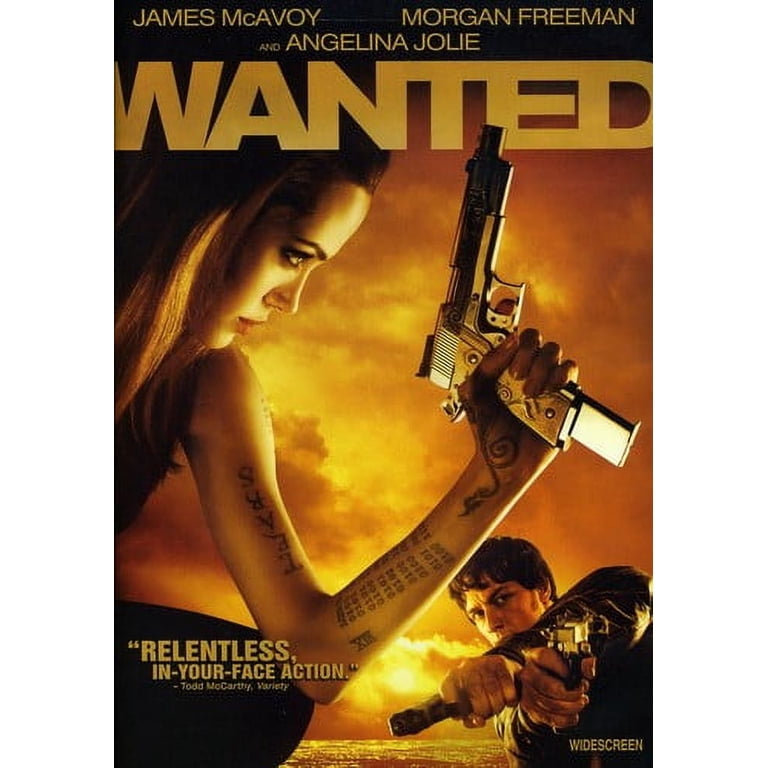 Wanted DVD Widescreen, Action Thriller, Feature, 110 mins