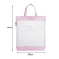 thumbnail image 5 of Tnobhg File Holder Carrying Case with Handle Transparent Large Capacity Strong Load-bearing Portable Document Storage Bag Organizer, 5 of 7