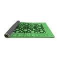 thumbnail image 2 of Ahgly Company Indoor Rectangle Oriental Emerald Green Industrial Area Rugs, 7' x 9', 2 of 4
