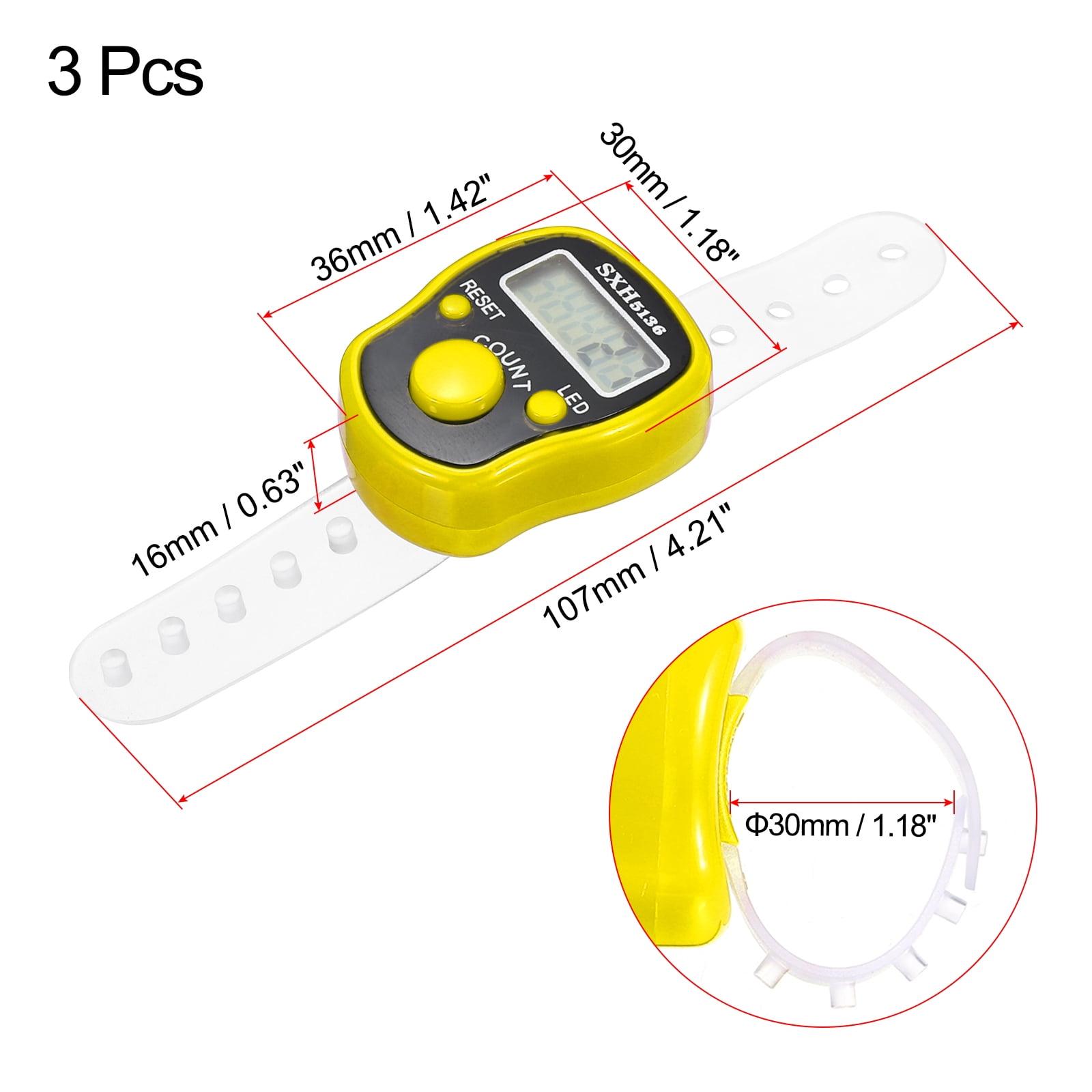 Clicker Counter, Digit LCD Electronic Digital Display Finger, Hand Tally  Counter Counting, Electronic Finger Counter With Digital Display, Portable  Number Clicker Counter For Golf, Finger Tally Counte - Yahoo Shopping