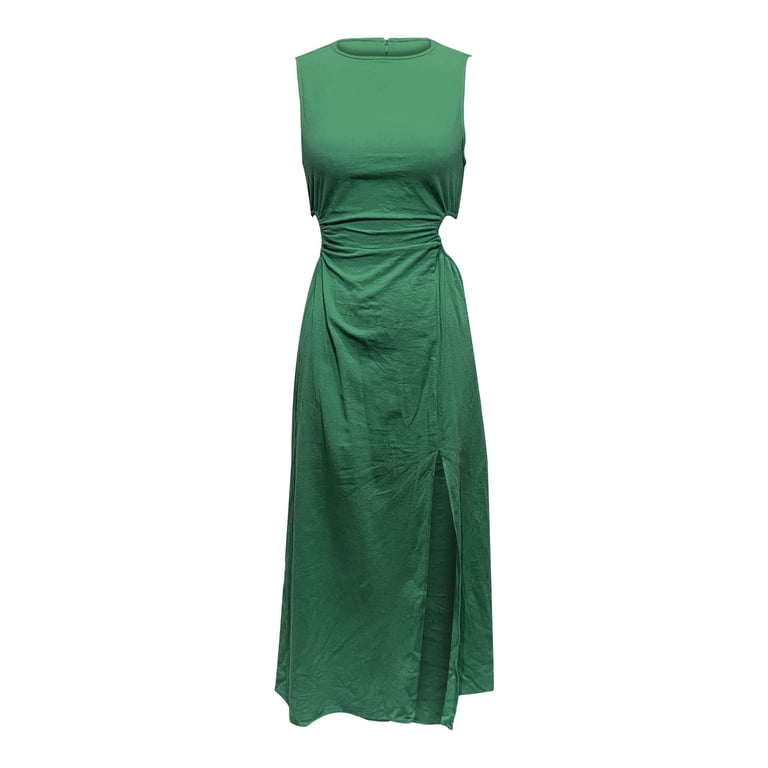 green emerald velvet dress WW52890] Monse