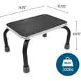 thumbnail image 6 of DMI Foot Stool for High Beds, Elderly Daily Living Stool, 300 Pound Weight Capacity, Non-Slip Textured Grip, Safe Stool for Seniors, Portable, Black, 6 of 6