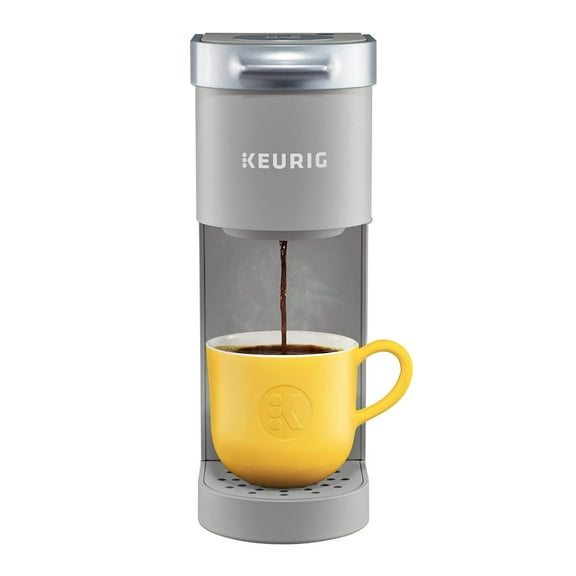 Restored Keurig K-Mini Plus Single Serve K-Cup Pod Coffee Maker with 6 to 12oz Brew Size - Studio Gray (Refurbished)