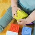 thumbnail image 6 of Bright Starts KaledioCubes 9pk Stack & Squeeze Blocks Baby Bath Toys - Play & Learn with Colors, Numbers & Shapes, Ages 3 Months+, 6 of 13