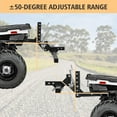thumbnail image 4 of Accreate Manual ATV/UTV 1-Point Implement Lift, Fits 2” Receiver Hitch, Adjustable Height, 50” Heavy-Duty Steel System for Plows & Tractors, 4 of 7