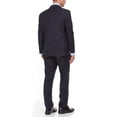 thumbnail image 3 of Men's Luxury Tailored Modern Fit 2-Piece Single Breasted 100% Wool Peak Lapel Suit, 3 of 5