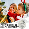 thumbnail image 3 of Black Friday Christmas Ornaments Feather Ball Angel In Heaven Memorial Ornament Decorative Pendant Xmas Tree, 3 of 4