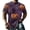 Black_010, variant on Halloween Shirt Men Pumpkins Skull Print Casual Vintage Short Sleeve Crew Neck T Shirts 2026 Trendy Comfort Top for Halloween Party Blue L