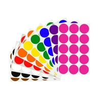Royal Green Organization Multicolor Coding Dot Labels  30mm (1.25 in) - 150 Pack