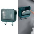 thumbnail image 2 of Jabonera portátil para desagüe, jabonera para ducha, escurridor de esponja Verde, 2 of 8
