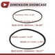 thumbnail image 4 of Kit de Correa de Transmisión y Correas de Generador de Arranque Unique Bargains para Modelos de Gas de 4 Ciclos Yamaha G11 G16 G20 G21 G22 G23 G27 G28 No.J55G62410000, 4 of 7