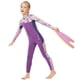 thumbnail image 3 of Traje de neopreno de una pieza para niños y niñas, traje de baño Anti-Uv UPF50 + con mono con cremallera, manga larga, cálido, 2,5mm, para nadar en la S Soledad Traje de buceo de una pieza para niños, 3 of 8