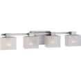 thumbnail image 2 of Melody 4-Light Bathroom Vanity Light in Brushed Nickel, 2 of 4