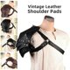 thumbnail image 2 of Medieval PU Leather Single Shoulder Armor Viking Knight Warrior Pauldrons Gladiator Drama Cosplay Accessories Photography Props, 2 of 5