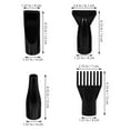 thumbnail image 2 of LOLIPPYY 4-Pack Black ABS Hair Dryer Diffuser Attachments for Salon Styling and Everyday Hair Care Use, 2 of 8