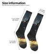 thumbnail image 4 of Haiem Sleeping Dragon In Forest Socks, Funny Novelty Crazy Design Cotton Socks Sports Socks Knee High Socks For Men, Women,1Pairs - Gift For Working Friends, 4 of 8
