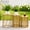 Gold, variant on Y&M 3-Piece Nesting Coffee Table Set, Round Metal Side Tables with Geometric Design, Gold