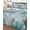 Blue Green, variant on Twin Quilt Bedding Set, Coastal Octopus Reversible Summer Quilt 3 Pieces, Farmhouse Eucalyptus Leaf Marine Lifes Lightweight Bedspreads Coverlets with 2 Pillow Shams for All Seasons