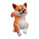 thumbnail image 1 of Estatua de perro para jardín, figura decorativa, maceta, micropaisajismo, decoración, maceta Shiba Inu, 1 of 9
