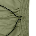 thumbnail image 5 of Kalauyu Mens Waffle Casual Pants Fashion Loose Fit Wide Leg Pants Straight Sweatpants Elastic Waist Drawstring, 5 of 8