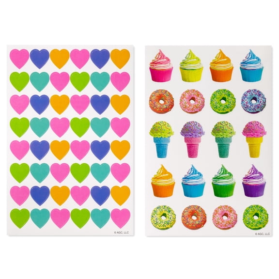 American Greetings Colorful Heart Stickers (272-Count)