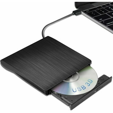 HP External CD/DVD Drive with USB 3.0, Portable DVD/CD+/-RW Player ...
