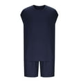 thumbnail image 5 of GERsome Mens Summer 2 Piece Outfits Sleeveless Muscle Tank Tops and Shorts Set Casual Athletic Jogging Tracksuits M-3XL, 5 of 6