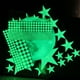 thumbnail image 4 of Pegatinas de pared 3D, pegatinas de pared con puntos luminosos y Luna, decoración de pared fluorescente y Luna para techo de dormitorio de guardería para niños Jadeshay  A, 4 of 8