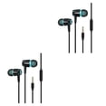 thumbnail image 2 of Matsuzay Wired Earphone In-Ear Sport Running Walking Universal Portable Headphones Earbuds Play Music Pocket Video Notebook 2Conjunto, 2 of 6