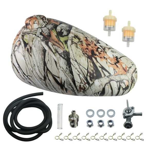 Mini Bike Gas Tank For Coleman Ct200u-Ex For Axis M200 For Hisun Hs200-3 & 196cc Upgrade Camouflage Coating 5.5L Capacity