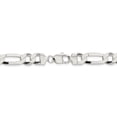 thumbnail image 4 of 925 Sterling Silver 9.5mm Polished Flat Figaro Chain 20 Inch, 4 of 7
