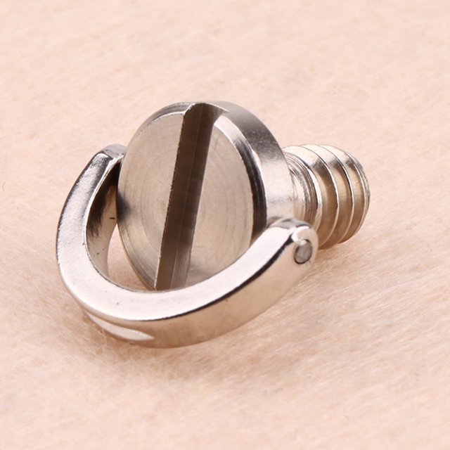 Destornillador Adaptador de anillo de tracción de tornillo de conversión de anillo en D de 1/4 para monopié de trípode de cámara Barbie Nuevos Originales