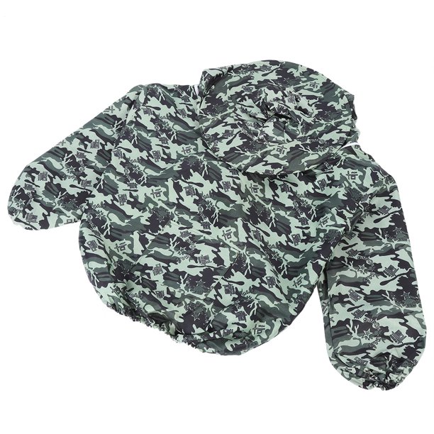 Contra las Picaduras de la Chaqueta de Apicultura de la Mano de Obra de Algodón de Algodón Transpirable, Traje de Velo de Apicultura, Anti-Mite para El Trabajo de Apicultura