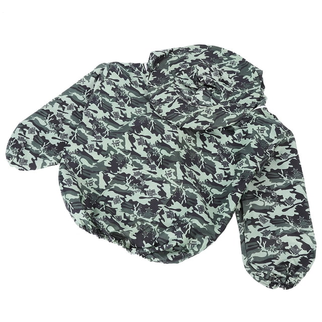 Contra las Picaduras de la Chaqueta de Apicultura de la Mano de Obra de Algodón de Algodón Transpirable, Traje de Velo de Apicultura, Anti-Mite para El Trabajo de Apicultura