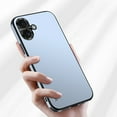 thumbnail image 2 of Allytech iPhone 16 Case Cover, Ultra Slim Fit Lightweight Shockproof Anti-scratch Aluminum Metal Frame Case Camera Cover Bumper Case for Apple iPhone 16 6.1 Inch - Blue, 2 of 8