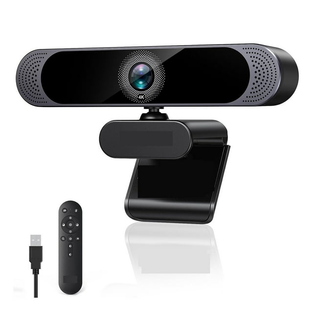 Webcam 4K HD Web Camera Remote Control Webcamera for PC ,Easy to Install