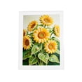 thumbnail image 2 of Pearl Diamond Art 5D Diamond Painting for Adults 7 Inch Sunflower Diamond Art Framed Canvas Wall Art Full Drill Small Diamond Art Kit Beginner Friendly Floral Home Decor, 1 Pack, 2 of 5
