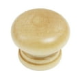 thumbnail image 4 of Unique Bargains 25mm 1" Diameter Wooden Cupboard Drawers Pull Knobs w Screw, 4 of 4