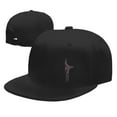 thumbnail image 4 of DouZhe Flat Brim Cap Snapback Hat, Retro Mexico Style Bird Prints Adjustable Black Adult Baseball Cap, 4 of 6