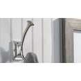 thumbnail image 3 of Richelieu RH1243021195 5-5/16" Double Metal Coat Hook - Nickel, 3 of 4