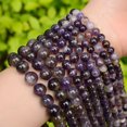 thumbnail image 3 of Cuentas de piedra natural, ojo de tigre, turquesa, turmalina, amazonita, cuarzo rosa, cuentas de ágata para hacer joyas, pulseras de bricolaje de 6, 8 y 10 mm, 3 of 5