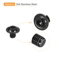 thumbnail image 4 of Unique Bargains Flanged Button Head Socket Cap Screws, 25 Pack M6x8mm 304 Stainless Steel Bolts, 4 of 5