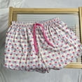 thumbnail image 4 of Haivin Women's Pajama Shorts, Fashionable Checkered with Elastic Waist and Drawstring Pockets, Comfortable Lounge Sleepwear for Home, Lounge and Sleep, 4 of 5