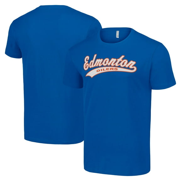 Men's Starter Royal Edmonton Oilers Tailsweep T-Shirt
