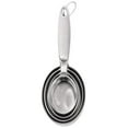 thumbnail image 3 of Cuisipro Stainless Steel Measuring Cup Set, 3 of 4