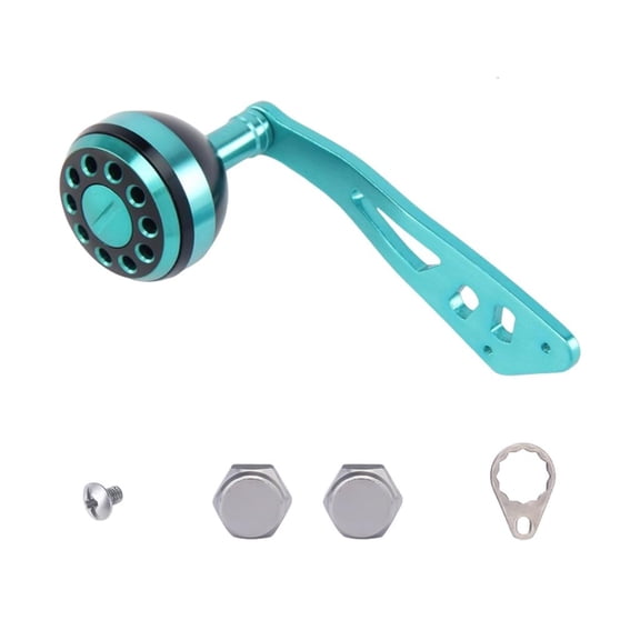 Yihuala Single Fishing Reel Handles Baitcasting Reels power Handle Rotating Reel Handle Grips Aluminum Arm Grip