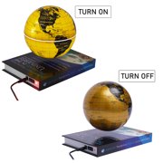 Desktop Decorative Geographic Levitating Floating Globe, Levitating Globe with Base, Magnetic Levitating Floating Globe