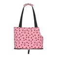 thumbnail image 2 of Xecao Strawberry and Ladybugs for Cat Carrier Small Dog Handbag: The Ideal Travel Companion for Your Pet, 2 of 8